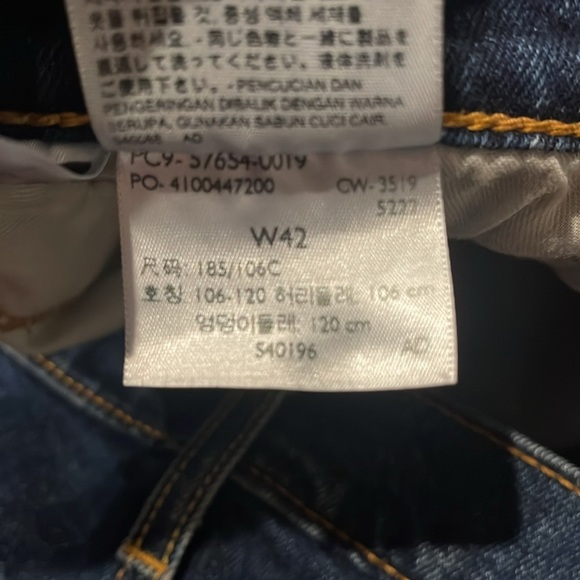 Levi’s 502 Big & Tall Denim Blue Jean Shorts W42 - Picture 7 of 7